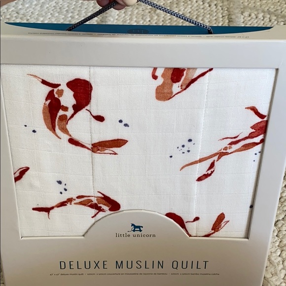 Little unicorn deluxe muslin quilt - Picture 5 of 5